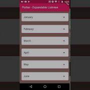 Expandable Listview Flutter