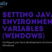 Setting Up Java Environment Variables On Windows Java For Beginners