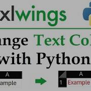Python Xlwings Control Excel Text Color In Seconds