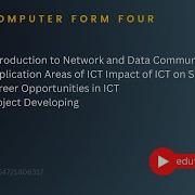 Introduction To Computer Studies Form 4