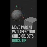 Move Parent Without Its Child Objects Cinema 4D 2024 Quick Tip