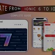Ionic 7 Released Migrate Convert Project From Ionic 6 To Ionic 7 Ionic 7 Uber Eats App