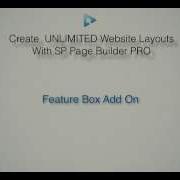 SP Pagebuilder Pro Tutorial Feature Box Add On