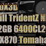 9800X3D 2x32GB G Skill DDR5 6400 CL26 Overclock MSI X870 Tomahawk