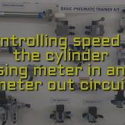 Expt 3 And 4 Controlling The Speed Of The Cylinder Using Meter In And Meter Out Circuit
