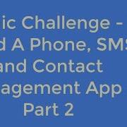 Ionic Challenge Build A Phone SMS And Contact Management App Part 2