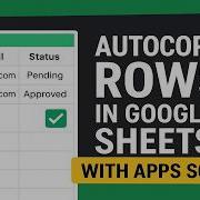 AutoCopy Rows In Google Sheets Move Approved Data Automatically With Apps Script