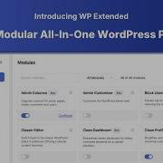 Replace Plugin Bloat With WP Extended