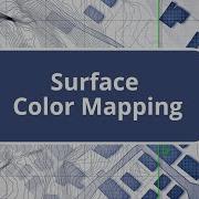 TBC Surface Color Mapping Surface Modeling Edition Commands