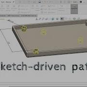 Как использовать шаблон управляемый эскизом в SolidWorks