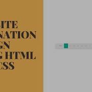 Website Pagination Design Using With HTML And CSS Code Mark