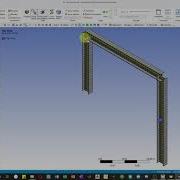 Frame Analysis FEA Using ANSYS Lesson 4