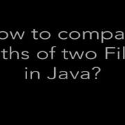 Java 8 Compare File Path