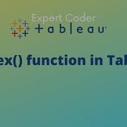How To Use Index Function In Tableau Functions In Tableau