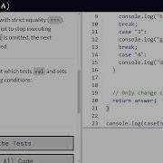 Selecting From Many Options With Switch Statements FreeCodeCamp Video 76 Basic JavaScript