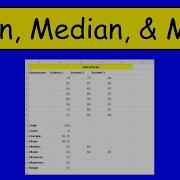 How To Calculate The Mean Median Mode Range In Excel