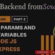 What Is Query Params And Path Variable Learn Node And Express Nodejs Mernstack Expressjs