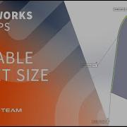 SOLIDWORKS Variable Fillet Size