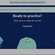 Functions Notation Word Problems