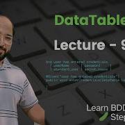 Lecture9 DataTable In Cucumber BDD Scenario Outline Vs DataTable