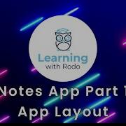 Notes App Part 1 Of 3