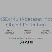 UniDet3D Multi Dataset Indoor 3D Object Detection