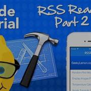XCode 5 Tutorial RSS Reader Part 2 Geeky Lemon Development