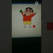 Drawing Shinchan In Python Shinchan Cartoon Python