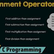 Assignment Operators In C