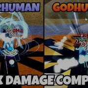 Comparing Superhuman And GodHuman Max Damage Blox Fruits Update 17 3