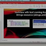 Android Studio TextView Actual Demo