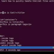 Vim Tutorial Working With HTML XML Files