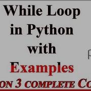 Python Tutorial In Urdu Hindi While Loop In Python While Loop Example Programs In Python