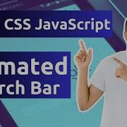 Create An Animated Search Bar Tutorial With HTML CSS And JavaScript