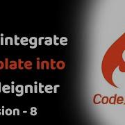 Creating Template In Codeigniter 3 Using Bootstrap Theme Template Integration Using Codeigniter