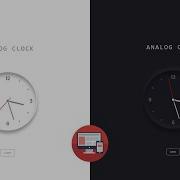 Creating Analog Clocks With Dark Light Themes Using HTML CSS JavaScript
