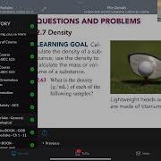 How To Solve Ch 2 HW Density Problems GOB