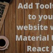 How To Add Tooltip To Your Website Material UI React Js Tutorial