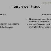 Data Cleaning 1 Interviewer Fraud