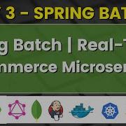 Сессия 3 Spring Batch в проекте электронной коммерции в реальном времени JavaExpress