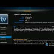 KODI Konfiguracja PVR IPTV Simple Client