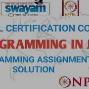 Programming In Java Week 4 Programming Assignment Q1 NPTEL Jan 2021