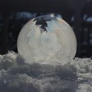 Crystal Or Burst Soap Bubble Left To Freeze At 28 Timelapse WooGlobe