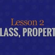 Class Property Object Method