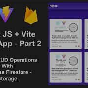 Basic Notes App Using React Js And Firebase Firestore React JS Vite Beginner Project
