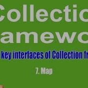 9 Key Interfaces Of Collection Framework Vii Map