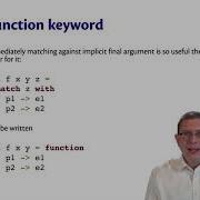 The Function Keyword OCaml Programming Chapter 3 Video 9