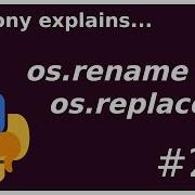 Atomic File Replacement Os Rename Vs Os Replace Intermediate Anthony Explains 264