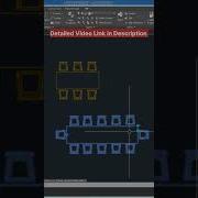 Dynamic Block In Autocad Dining Table Dynamic Block Shortsfeed Autocad Shorts Tutorial