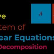 Numerical Methods Solving System Of Linear Equations QR Decomposition